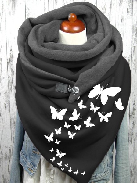 

Butterfly Scarf, Black, Women Scarves & Shawls