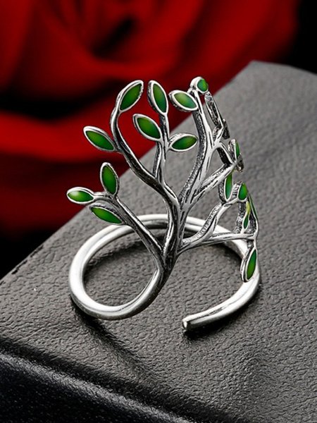 Alloy Ring, Silver, Rings