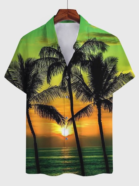 

Casual Abstract Cotton-Blend Shirts & Tops, Green, Winter Clearance