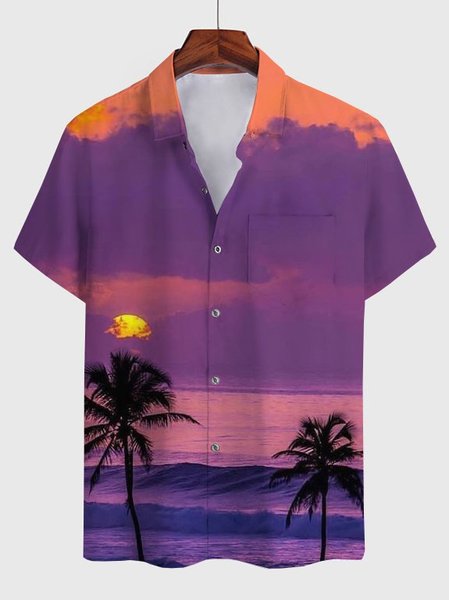 

Square Neck Cotton-Blend Shirts & Tops, Purple, Winter Clearance