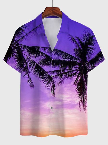 

Cotton-Blend Casual Square Neck Shirts & Tops, Purple, Winter Clearance