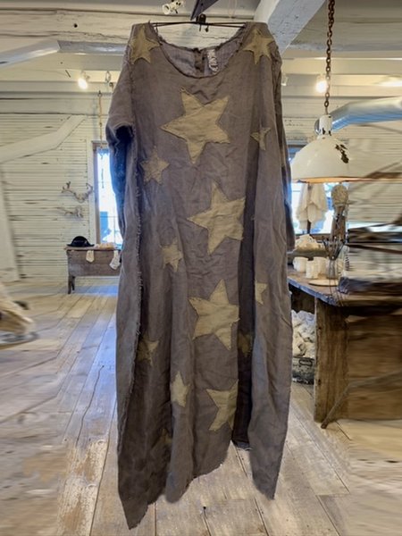 

Cocoon Long Sleeve Pockets Star Dresses, Purple, Midi Dresses