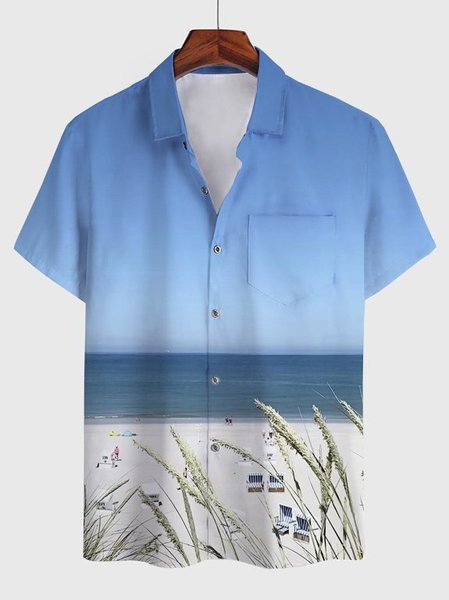 

Square Neck Cotton-Blend Shirts & Tops, Blue, Winter Clearance