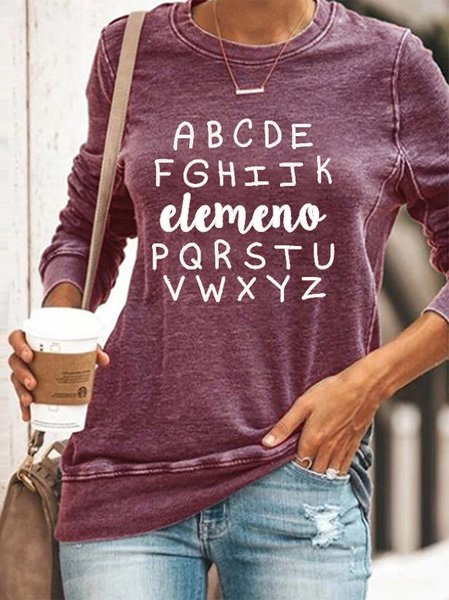 

Funny Elemeno Alphabet Teacher Sweatshirt, Purple, Hoodies&Sweatshirts