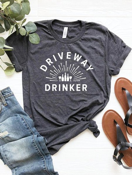 

Driveway Drinker Shirt, Gray, T-shirts