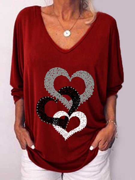 

Printed Casual Tops, Red, Blouses & Shirts
