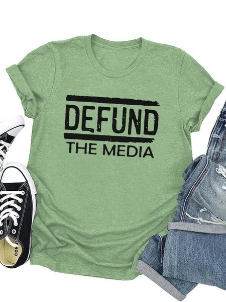 

Defund The Media Tee, Army green, T-shirts