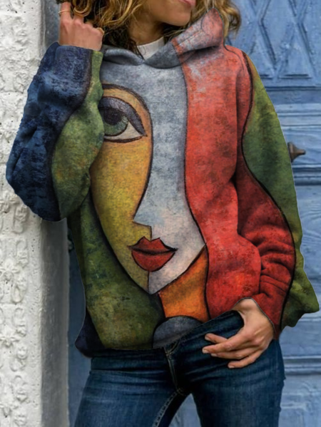 

Felpa Astratto Stampato, Multicolore, Hoodies & Sweatshirts