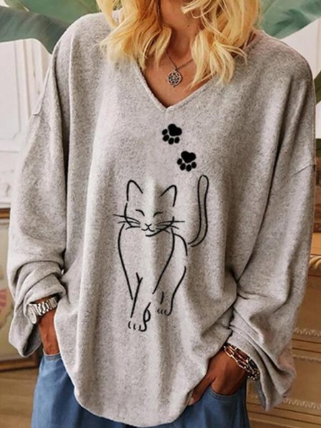 

Long Sleeve Animal Shirts & Tops, Khaki, Hoodies&Sweatshirts