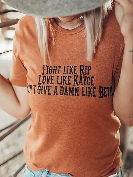 

Vintage Shift Crew Neck T-shirt, Orange, Tees & T-shirts