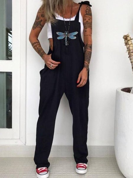 

Casual Sleeveless One-Pieces, Black, Jumpsuits & Rompers