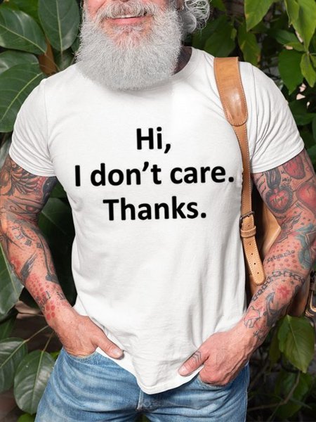 

Casual Cotton T-shirt, White, T-shirts