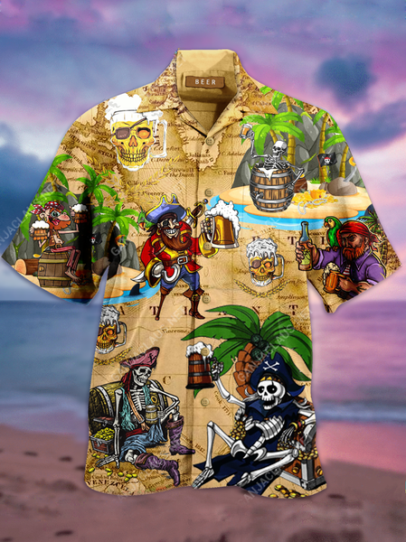 

Printed Vintage Shirts & Tops, Skull, Shirts ＆ Blouse