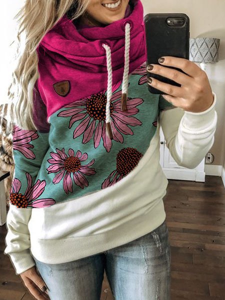 

Maniche Lunghe Casuale Felpa Viola, Hoodies & Sweatshirts