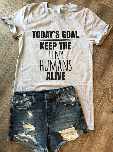 

Short Sleeve Crew Neck T-shirt, White, Tops