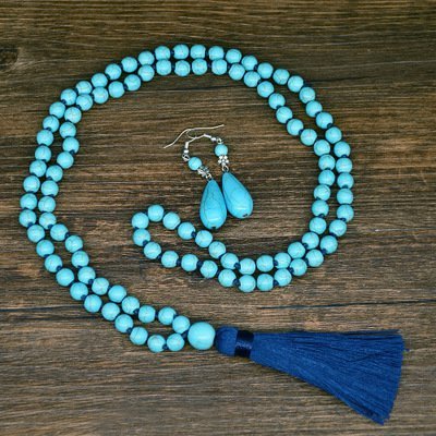 

Vintage Necklace Necklace Earrings Jewelry Bracelet Set, 9#, Necklaces