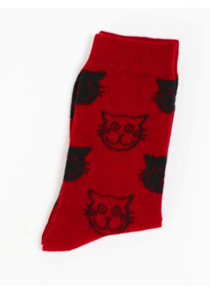 

Women All Season Casual Breathable Socks, Red, Socks