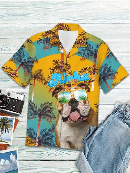 

Animal Printed Vintage Shirts, Yellow, Blouses&Shirts