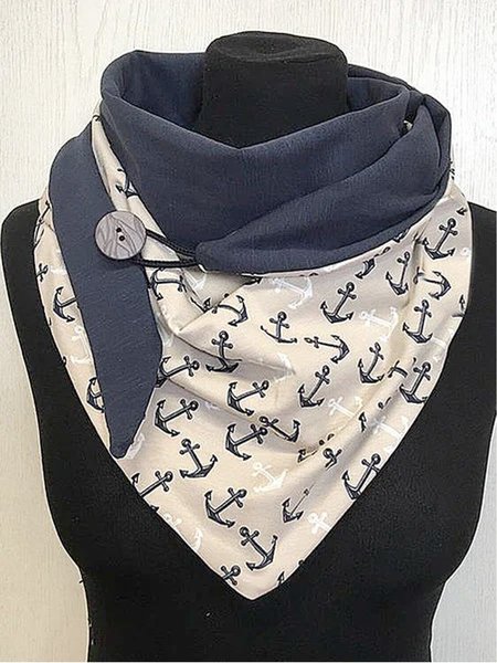 

Anchor casual knitted scarf and shawl, Apricot, Scarf