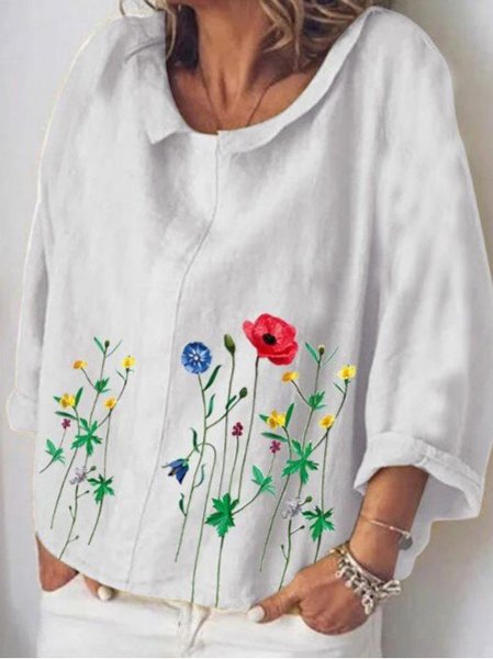 

Holiday 3/4 Sleeve Shirts & Tops, White, Blouses & Shirts