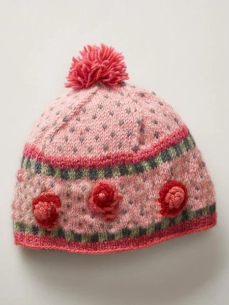 

Winter Warm Hat, Pink, Women Hats