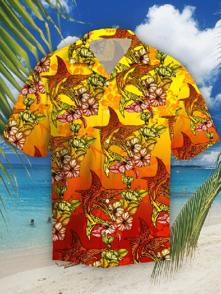 

Abstract Casual Printed Shirts, Yellow, Men's Floral shirt