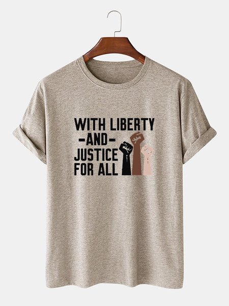 

Figure Simple Crew Neck Tee T-shirt, Light khaki, T-shirts