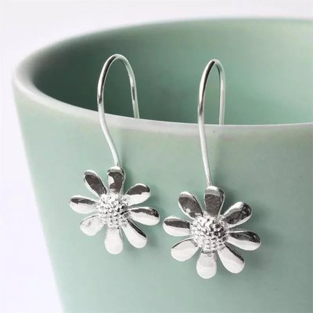 

Alloy Earrings, Silver, Accessories