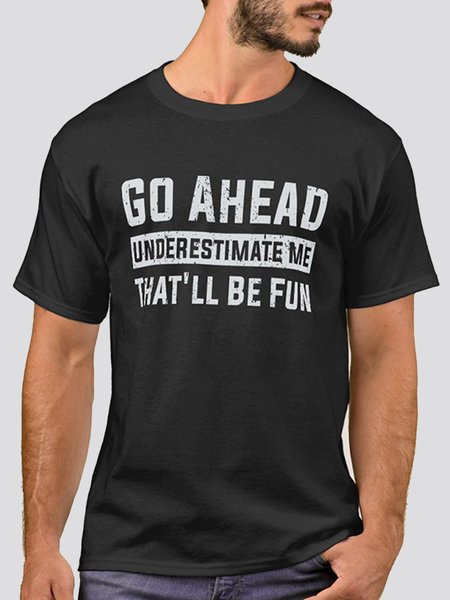 

Holiday Crew Neck Letter Tee Shirts & Tops, Black, T-shirts