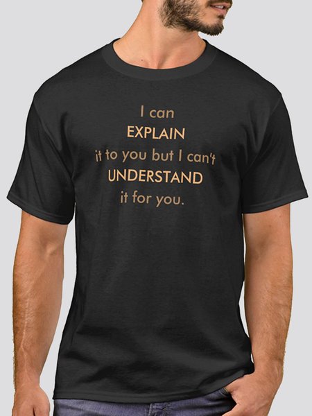 

Cotton-Blend Vintage Letter Tee T-shirt, Black, T-shirts