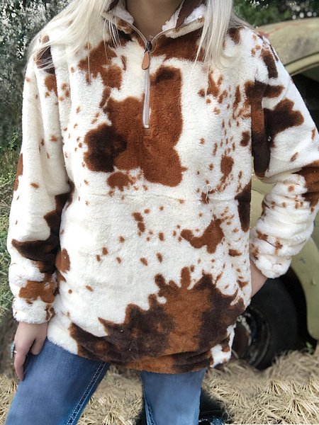 

Camicie & Top Maniche Lunghe Astratto Collo a Scialle Casuale, Cachi, Hoodies & Sweatshirts