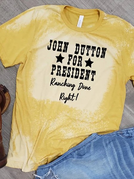

Cotton Vintage Crew Neck Shirts & Tops, Yellow, Tees & T-shirts