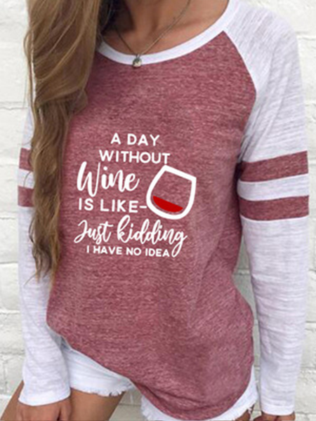 

Floral-Print Boho Long Sleeve Shirts & Tops, Red, Tops