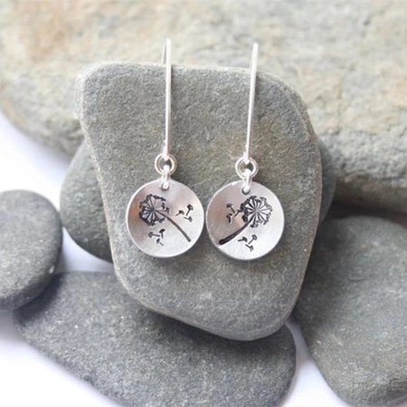 

Dandelion Earrings, Silver, Accessories