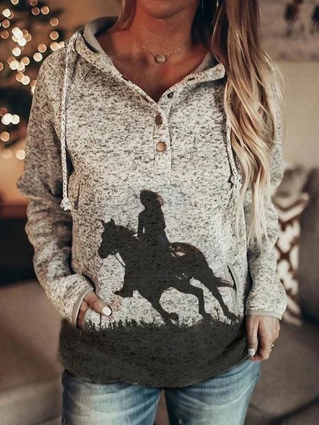 

Long Sleeve Floral-Print Sweatshirt, Beige, Sweatshirts & Hoodies