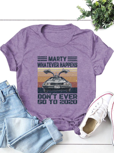 

Sport Short Sleeve Tops, Light purple, Tees & T-shirts