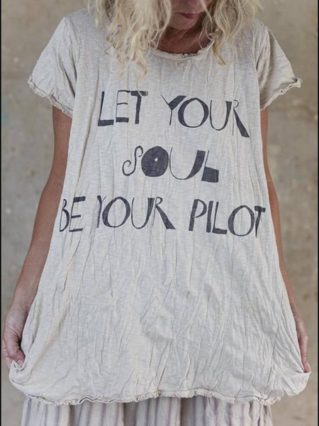 

Casual Short Sleeve Crew Neck T-shirt, White, Tees & T-shirts