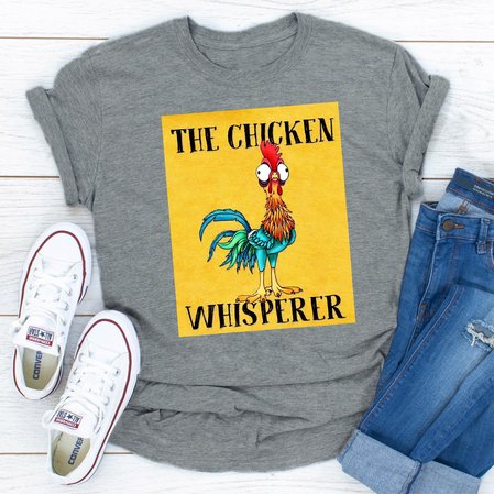 

The chicken whisperer Women's T-shirt, Gray, T-shirts