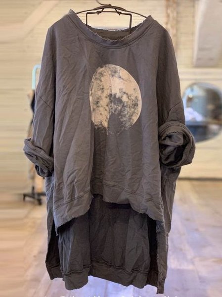 

Casual Shift Shirts & Tops, Dark gray, Blouses & Shirts