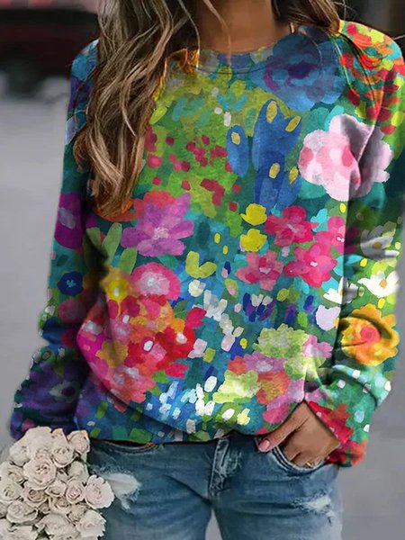 

Shift Casual Sweatshirt, As picture, Hoodies & Sweatshirts