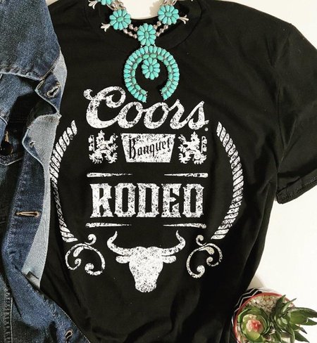 

Black Coors Rodeo Tee, T-shirts