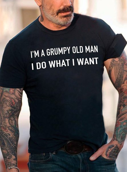 

I’m a grumpy old man I do what I want where Men's T-shirt, Black, T-shirts
