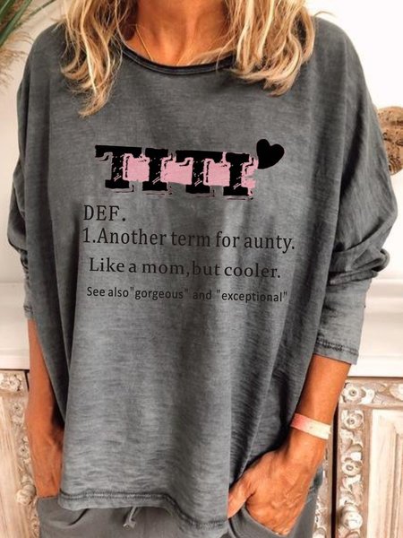 

Crew Neck Casual Cotton-Blend Half Sleeve Shirts & Tops, Gray, Tops