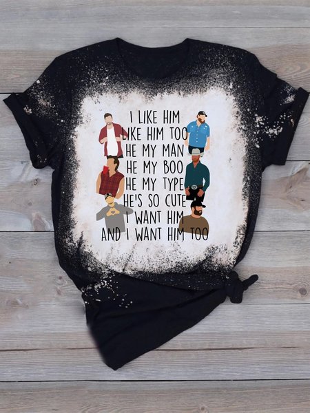 

Shift Short Sleeve Vintage T-shirt, Black, Tops