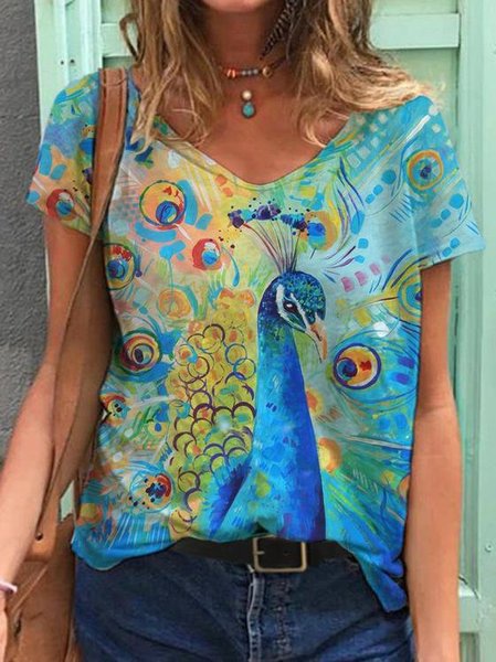 

Bird Short Sleeve T-shirt, Color5, Tees & T-shirts