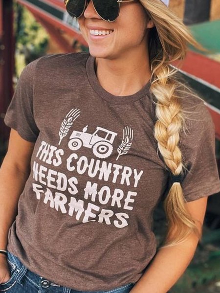 

Short Sleeve Crew Neck Shirts & Tops, Gray, Tees & T-shirts