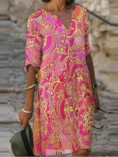 

Paisley Vintage Dresses, Red, Dresses