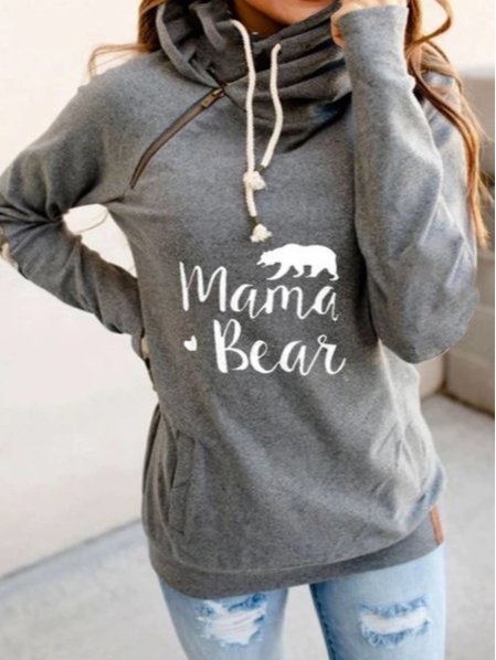 

Long Sleeve Cotton-Blend Crew Neck Sweatshirts, Gray, Sweatshirts & Hoodies