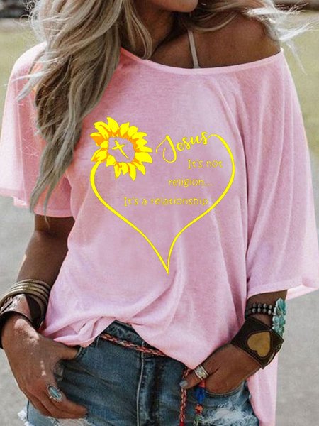 

Relationship Sunflower Women's T-Shirt, Pink, T-shirts