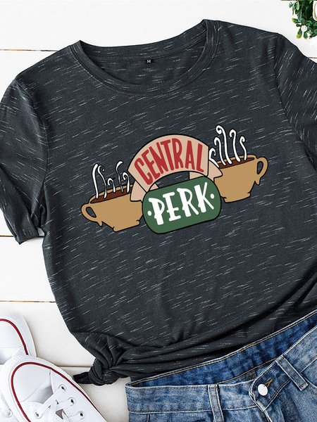 

Central Perk Women's T-Shirt, White gray, T-shirts